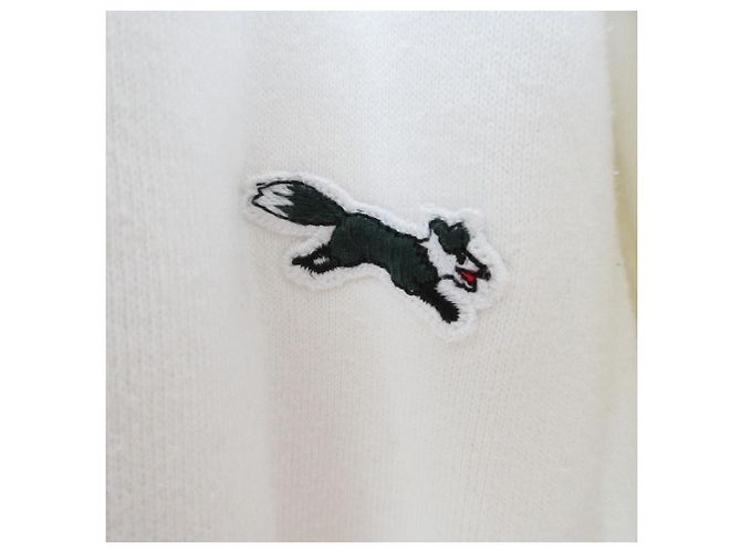 Autre Marque CARDIGAN THE FOX SWEAT Limited Cardigan Blanco Azul marino - vista 4