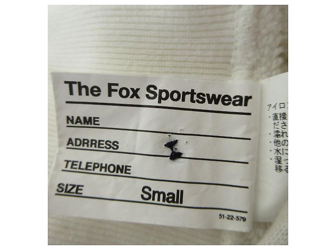 Autre Marque CARDIGAN THE FOX SWEAT Limited Cardigan Blanco Azul marino - vista 8