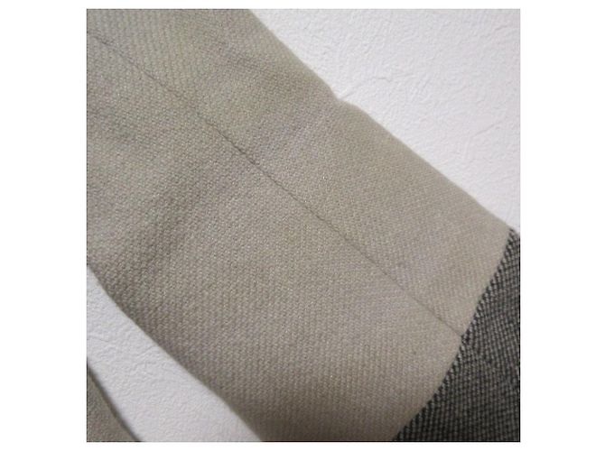 Autre Marque abrigo mina perhonen coast de mezcla de lino Castaño Beige - vista 16