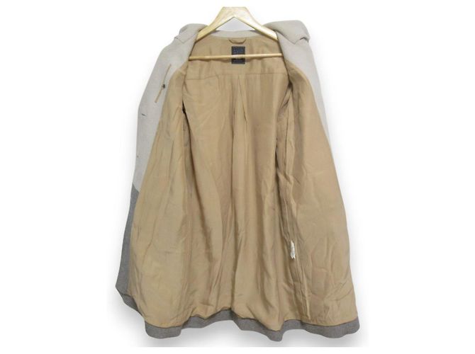 Autre Marque abrigo mina perhonen coast de mezcla de lino Castaño Beige - vista 3