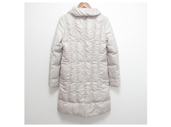 Autre Marque Abrigo largo Lautreamont acolchado con plumón Blanco Blanco roto - vista 2
