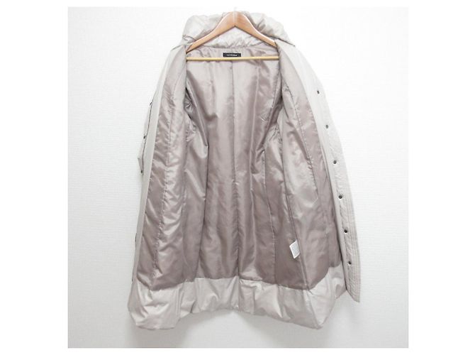 Autre Marque Abrigo largo Lautreamont acolchado con plumón Blanco Blanco roto - vista 3