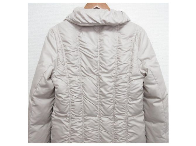 Autre Marque Abrigo largo Lautreamont acolchado con plumón Blanco Blanco roto - vista 5