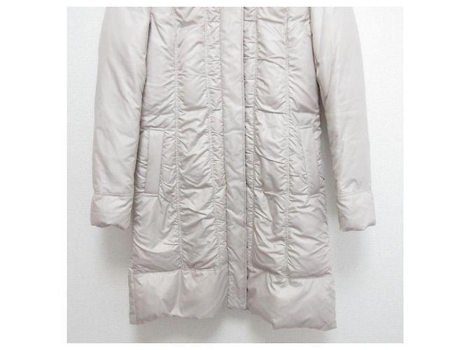 Autre Marque Abrigo largo Lautreamont acolchado con plumón Blanco Blanco roto - vista 6