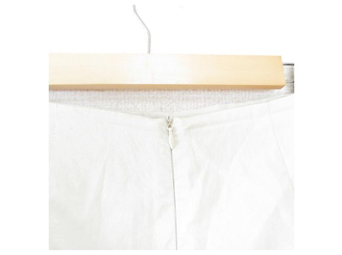 Autre Marque Falda larga con revestimiento de PU NOTHINGEVERYTHING Blanco - vista 4