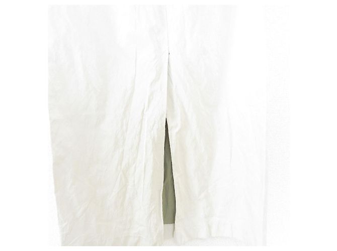 Autre Marque Falda larga con revestimiento de PU NOTHINGEVERYTHING Blanco - vista 5