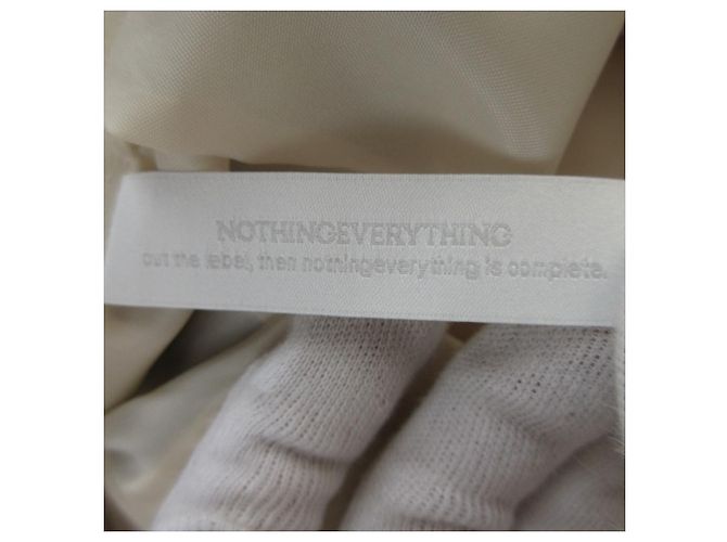 Autre Marque Falda larga con revestimiento de PU NOTHINGEVERYTHING Blanco - vista 6
