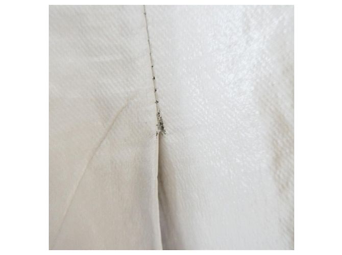Autre Marque Falda larga con revestimiento de PU NOTHINGEVERYTHING Blanco - vista 9