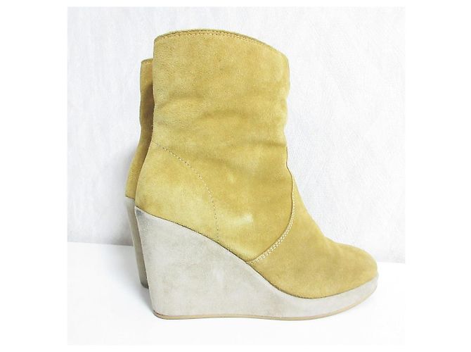 Apc Botines cortos A.P.C. de ante Beige - vista 2