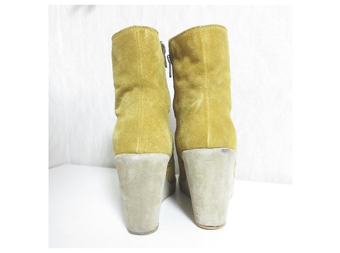 Apc Botines cortos A.P.C. de ante Beige - vista 3