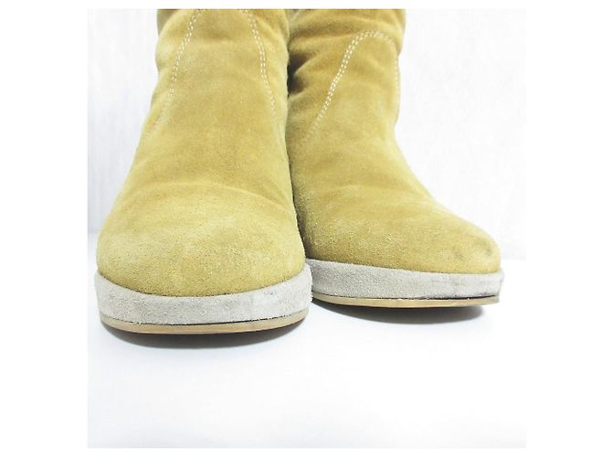 Apc Botines cortos A.P.C. de ante Beige - vista 7