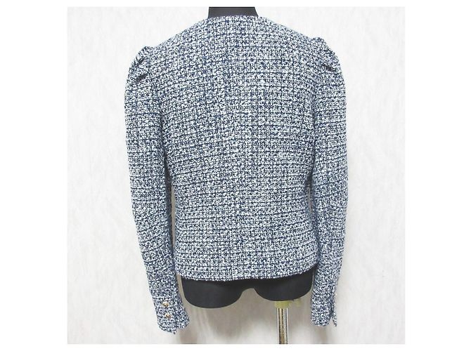 kate spade NEW YORK Chaqueta de tweed sin cuello Azul Azul marino - vista 2