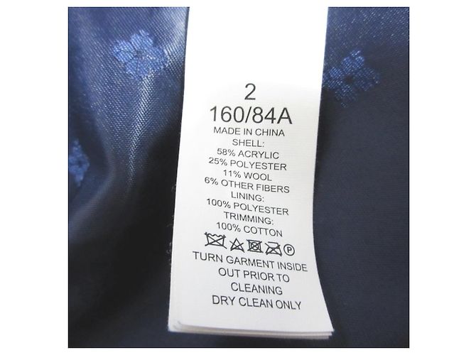 kate spade NEW YORK Chaqueta de tweed sin cuello Azul Azul marino - vista 8