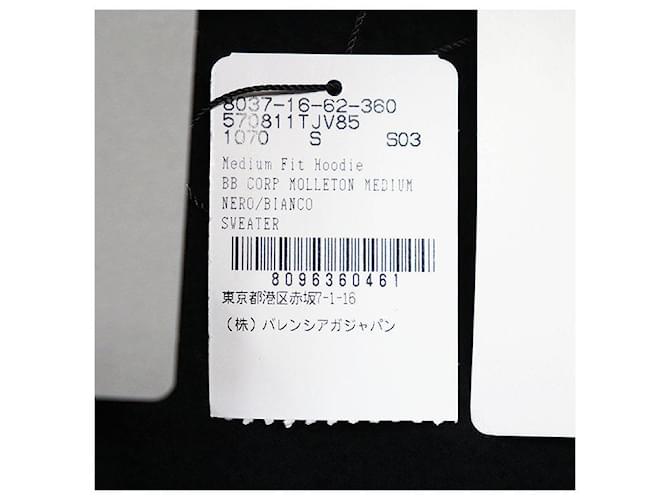 Everyday Balenciaga Baumwoll-Kapuzenpullover Schwarz - Ansicht 11
