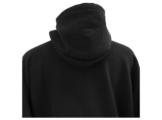 Everyday Balenciaga Baumwoll-Kapuzenpullover Schwarz - Ansicht 13