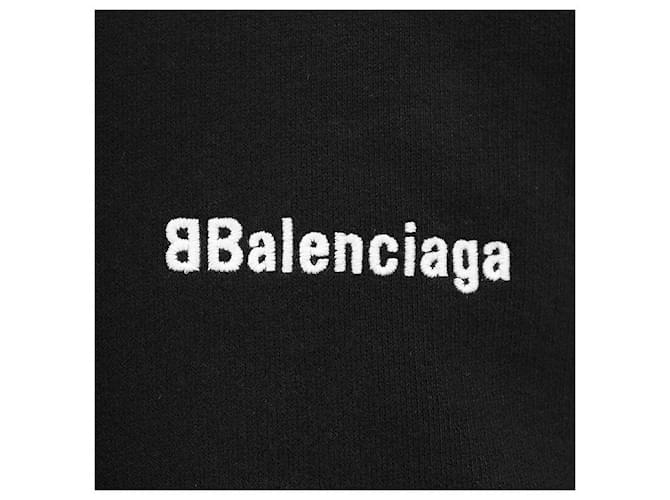 Everyday Balenciaga Baumwoll-Kapuzenpullover Schwarz - Ansicht 3