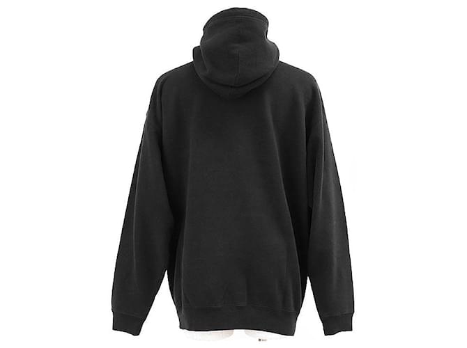 Everyday Balenciaga Baumwoll-Kapuzenpullover Schwarz - Ansicht 6