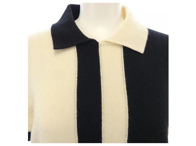 Chanel P43000K04354 Punto de cachemira Negro Blanco - vista 5