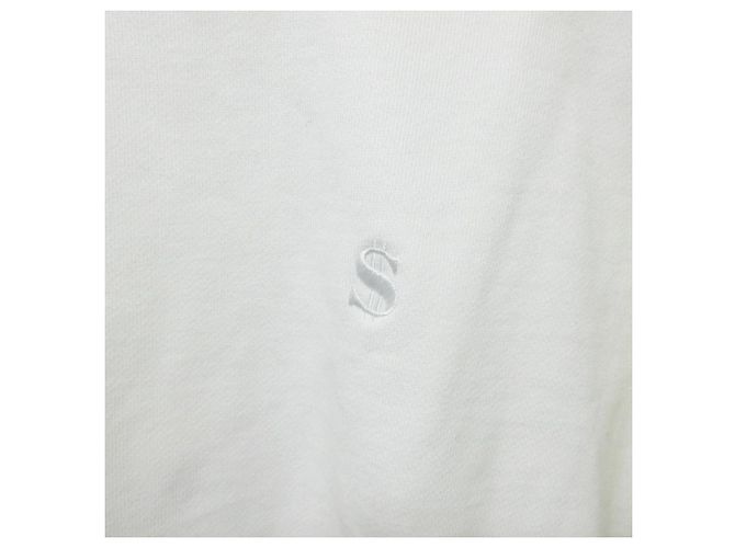 Autre Marque Sweatshirt mit Rundhalsausschnitt KOWGA BENJAMIN CREW SWEAT Chain Crewneck Pullover Sweatshirt Weiß - Ansicht 5