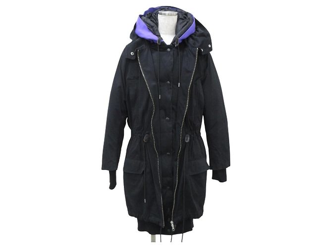 Acne NEW SNOW PAW12 chaqueta de plumón 2-way Negro - vista 4