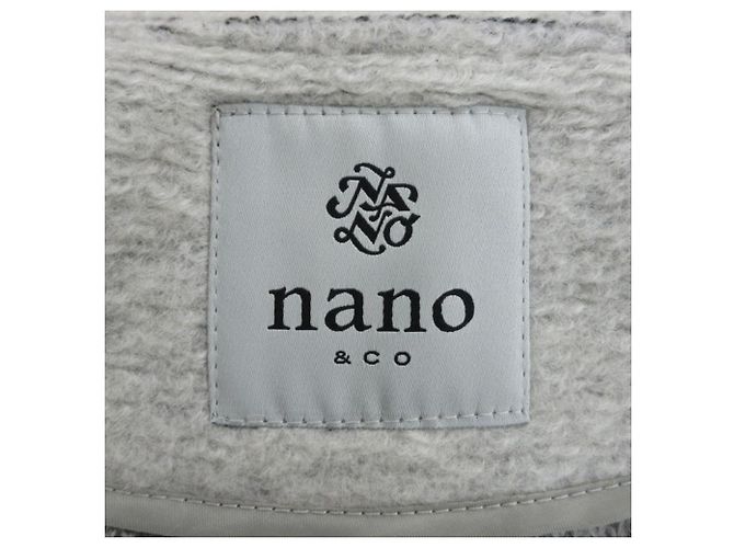 Autre Marque Abrigo largo de mezcla de lana nano universe nano&co Blanco - vista 5