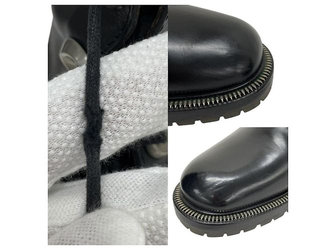 Autre Marque Sartore Schnürstiefel mit 6 Löchern Schwarz - Ansicht 10