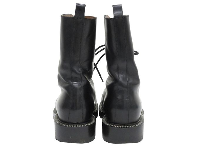Autre Marque Sartore Schnürstiefel mit 6 Löchern Schwarz - Ansicht 3