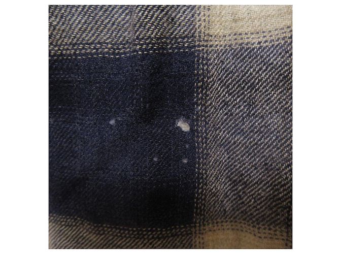 Camicia a maniche lunghe Theory Ombre Check Blu Crudo Blu navy - vista 8