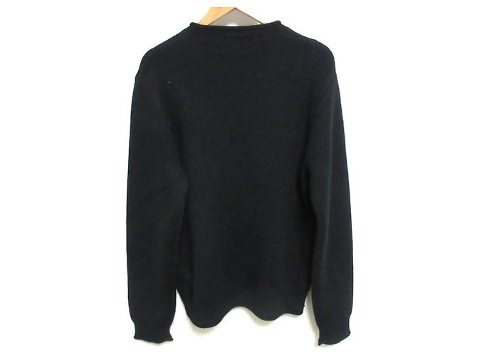Autre Marque Karl Helmut Logo Strickpullover Schwarz - Ansicht 2