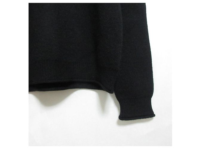 Autre Marque Karl Helmut Logo Strickpullover Schwarz - Ansicht 4