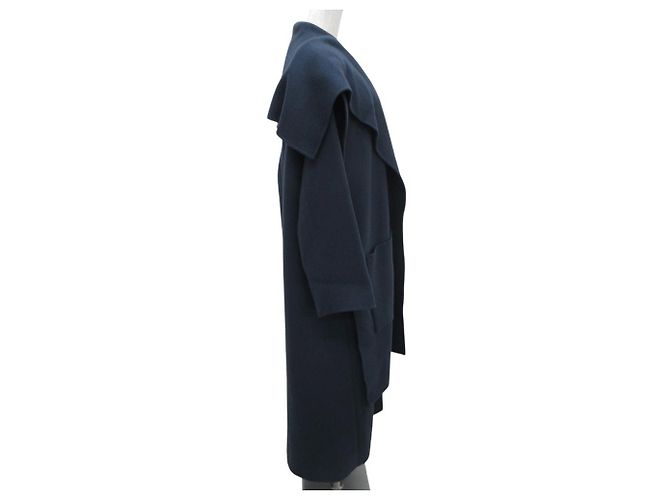 Autre Marque Abrigo 2way con capucha y estola ETRE TOKYO Azul Azul marino - vista 2