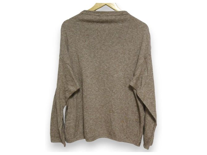Autre Marque Maglione 45R 908 Uma in maglia di garza super fine Marrone Beige - vista 2