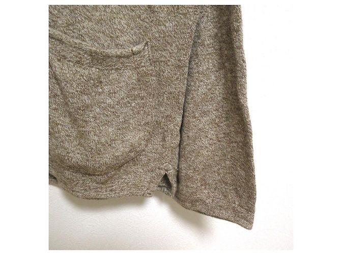 Autre Marque Maglione 45R 908 Uma in maglia di garza super fine Marrone Beige - vista 4