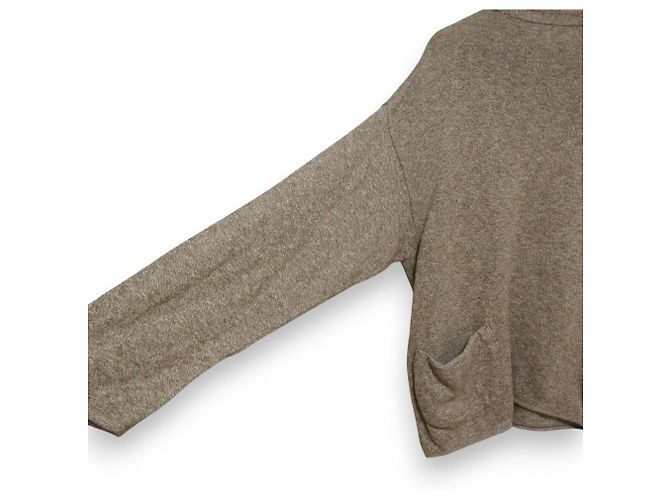 Autre Marque Maglione 45R 908 Uma in maglia di garza super fine Marrone Beige - vista 5