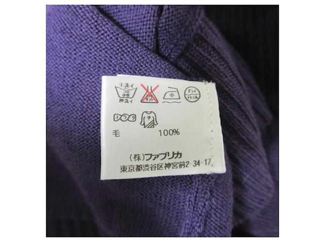 Autre Marque Lacoste Rollkragenstrickpullover Lila - Ansicht 6