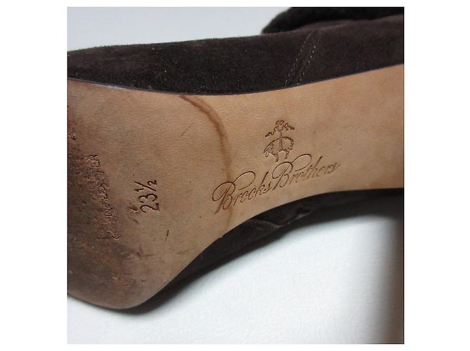 Autre Marque Brooks Brothers Shearling Kurzstiefel Braun - Ansicht 6