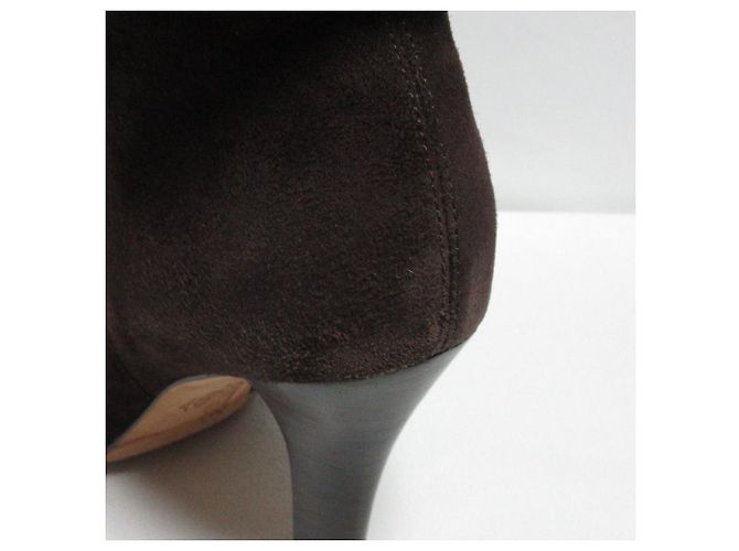 Autre Marque Brooks Brothers Shearling Kurzstiefel Braun - Ansicht 9