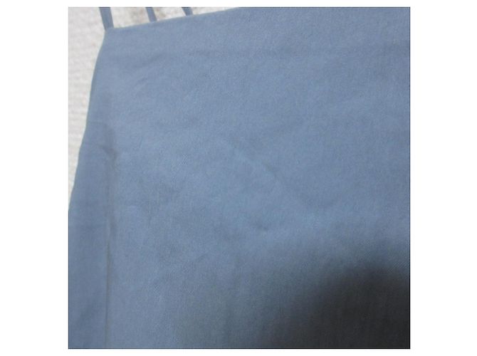 Autre Marque FRAY I.D Camisole Kleid mit Rückenausschnitt Blau - Ansicht 3