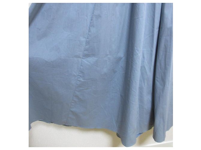 Autre Marque FRAY I.D Camisole Kleid mit Rückenausschnitt Blau - Ansicht 7