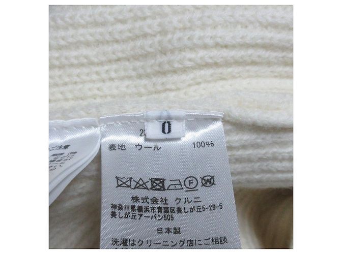 Autre Marque CULLNI Strickware mit doppeltem Rollkragen und Schlitz Roh - Ansicht 4