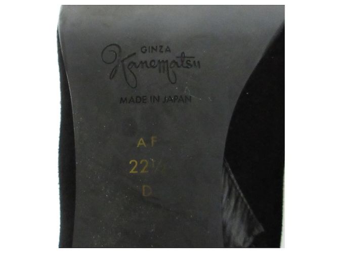 Autre Marque Botas largas de combinación de cuero GINZA Kanematsu - vista 10