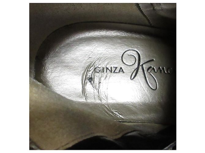 Autre Marque Botas largas de combinación de cuero GINZA Kanematsu - vista 12
