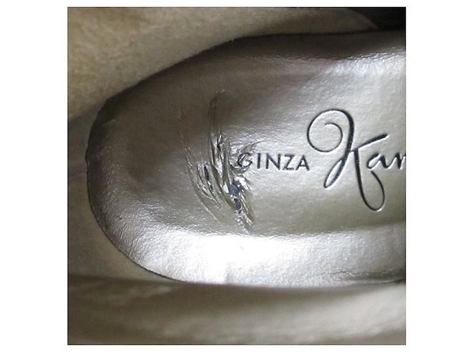 Autre Marque Botas largas de combinación de cuero GINZA Kanematsu - vista 13