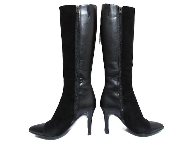 Autre Marque Botas largas de combinación de cuero GINZA Kanematsu - vista 6