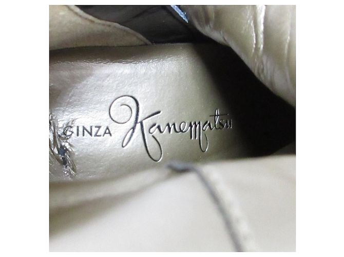 Autre Marque Botas largas de combinación de cuero GINZA Kanematsu - vista 8