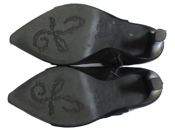 Autre Marque Botas largas de combinación de cuero GINZA Kanematsu - vista 9
