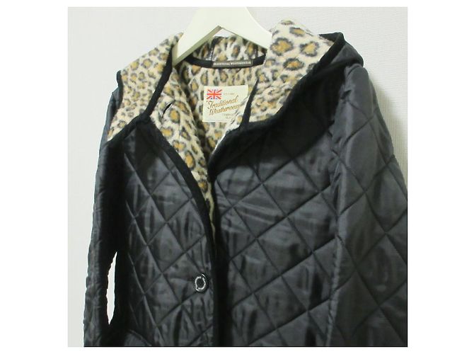 Autre Marque Abrigo acolchado de capucha larga tradicional Weatherwear Negro - vista 4