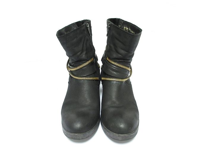 Autre Marque Stivaletti corti in pelle Steve Madden Nero - vista 2