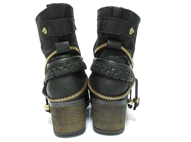 Autre Marque Stivaletti corti in pelle Steve Madden Nero - vista 4