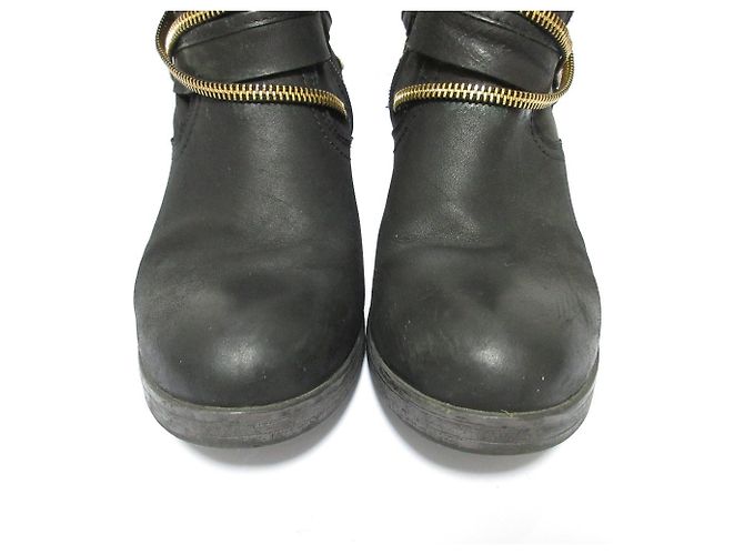 Autre Marque Stivaletti corti in pelle Steve Madden Nero - vista 6